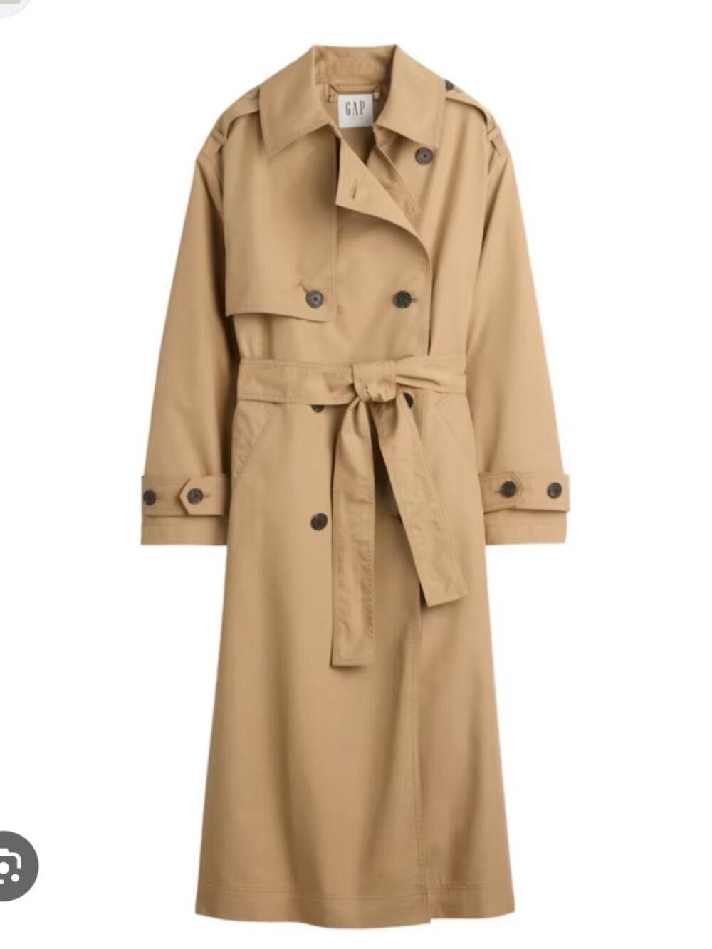 Gap × Sandy Liang Bow-Back Trench Coat - Picture 2 of 10